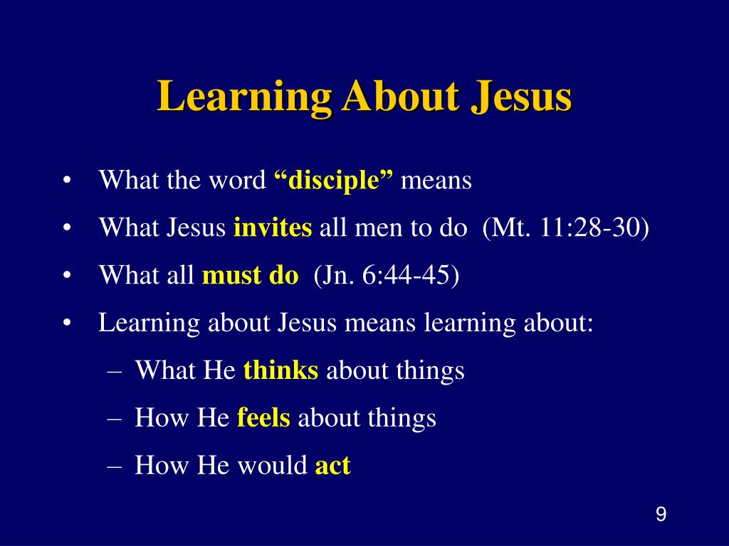 PPT What Does It Really Mean To Be A Disciple? PowerPoint