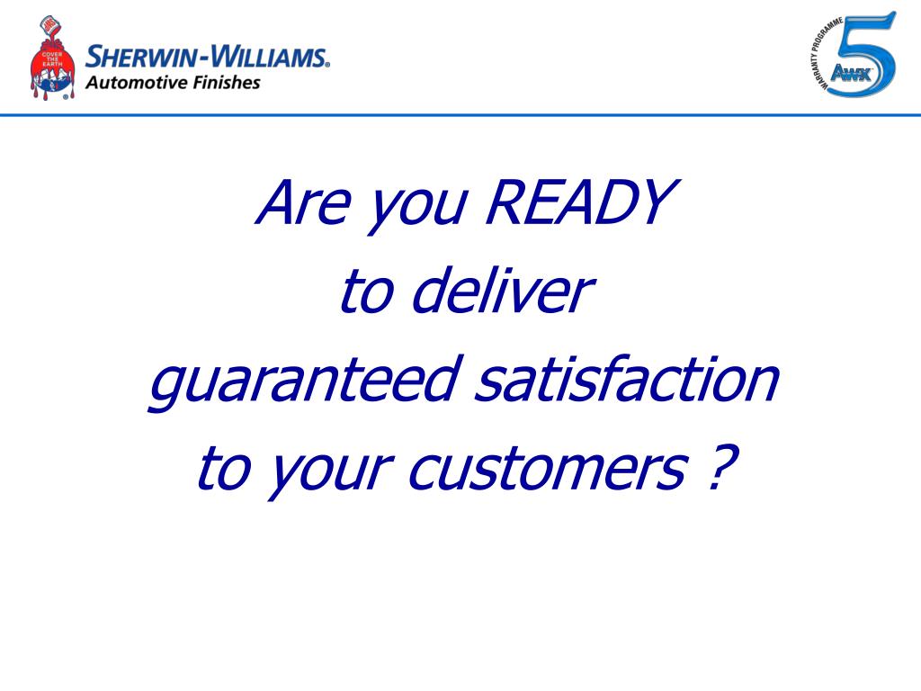 PPT SherwinWilliams Paint Warranty Programme PowerPoint Presentation