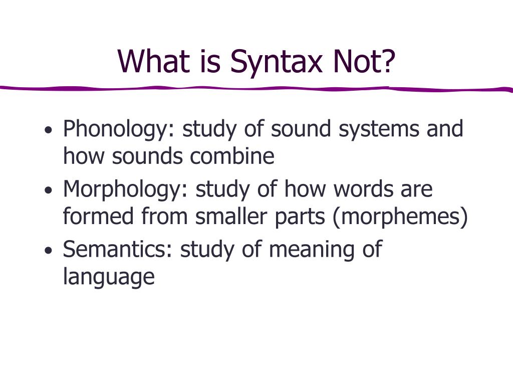PPT Introduction to Syntax PowerPoint Presentation, free download