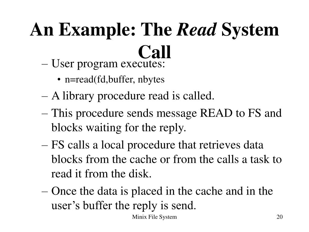 PPT Minix File System Functions PowerPoint Presentation, free