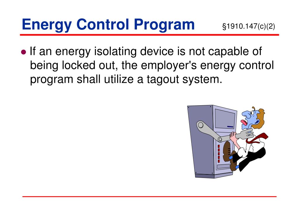 PPT Control of Hazardous Energy (Lockout/Tagout) PowerPoint