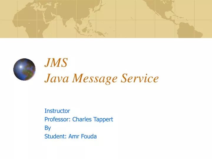 PPT JMS Java Message Service PowerPoint Presentation, free download ID1432634