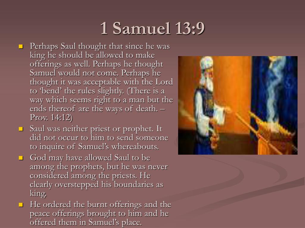 PPT 1 Samuel 13 PowerPoint Presentation, free download ID1432998