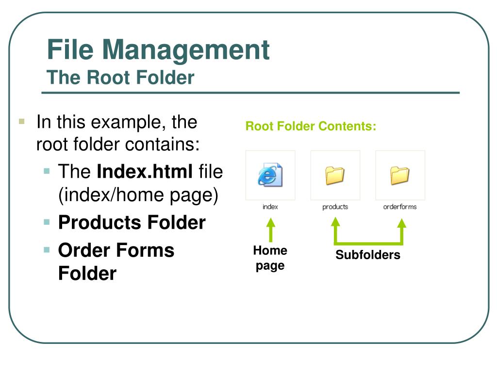 PPT 3.02E site File Management PowerPoint Presentation, free