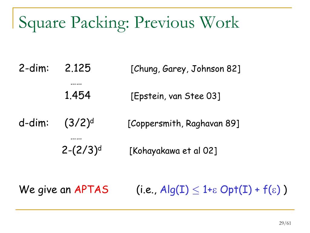 PPT Packing Rectangles into Bins PowerPoint Presentation, free