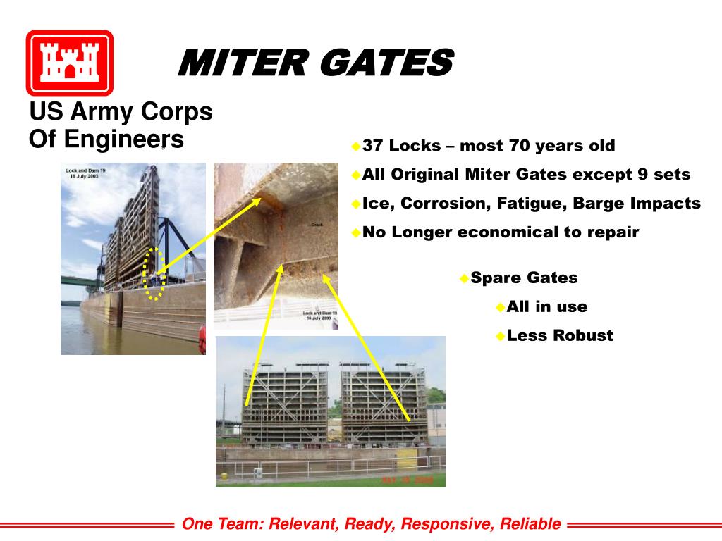 PPT 62 Lock & Dam Sites 67 Lock Chambers 4,267 Miles of Channel 4,405