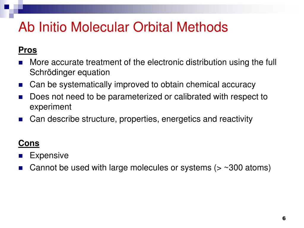 PPT Molecular Mechanics & Quantum Chemistry PowerPoint Presentation