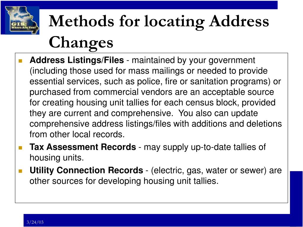 PPT Rural Addressing Methods PowerPoint Presentation, free download