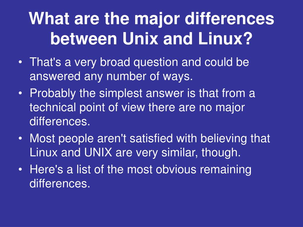PPT UNIX and LINUX PowerPoint Presentation, free download ID1443254