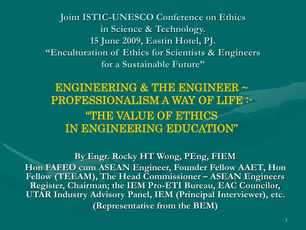 Bem Code Of Ethics / A code of ethics and professional conduct outlines