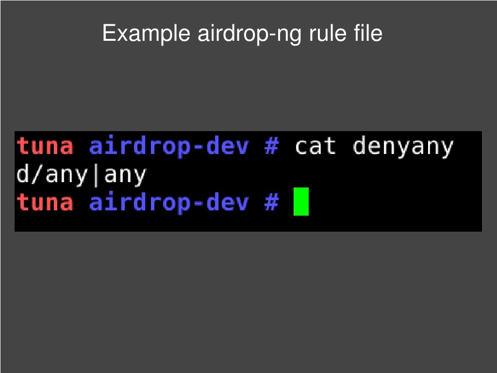 PPT Airdropng PowerPoint Presentation, free download ID1444950