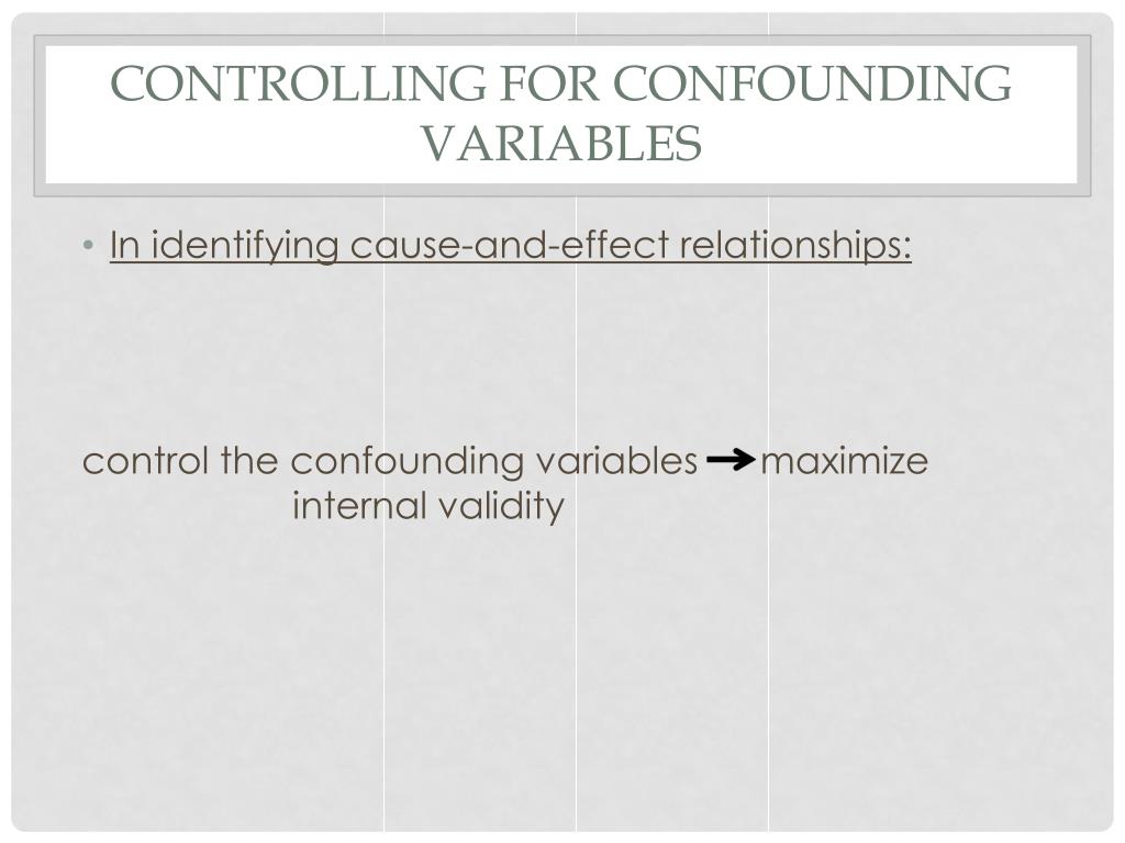 PPT Experimental and Ex Post Facto Designs PowerPoint Presentation