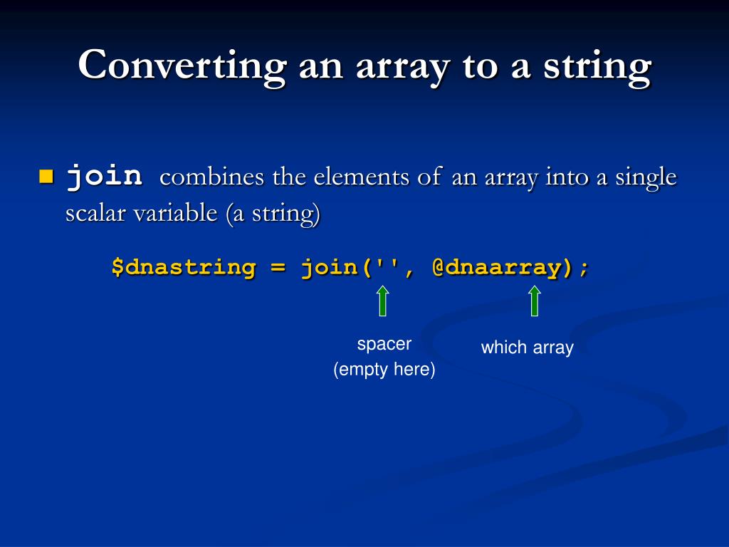 PPT Programming and Perl for Bioinformatics Part II PowerPoint