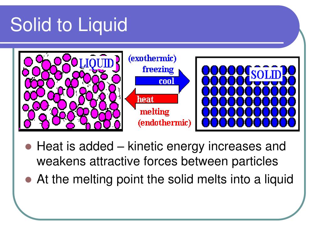 PPT Molecular Theory States of Matter Phase Changes
