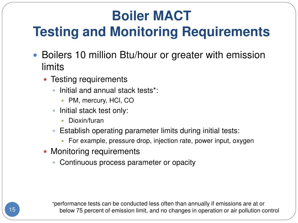 PPT Final Rules to Reduce Air Toxics from Boilers PowerPoint