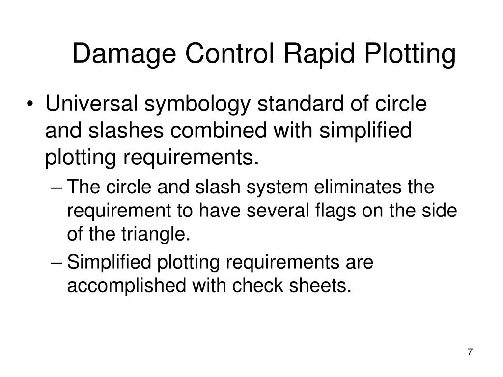 PPT Damage Control Rapid Plotting PowerPoint