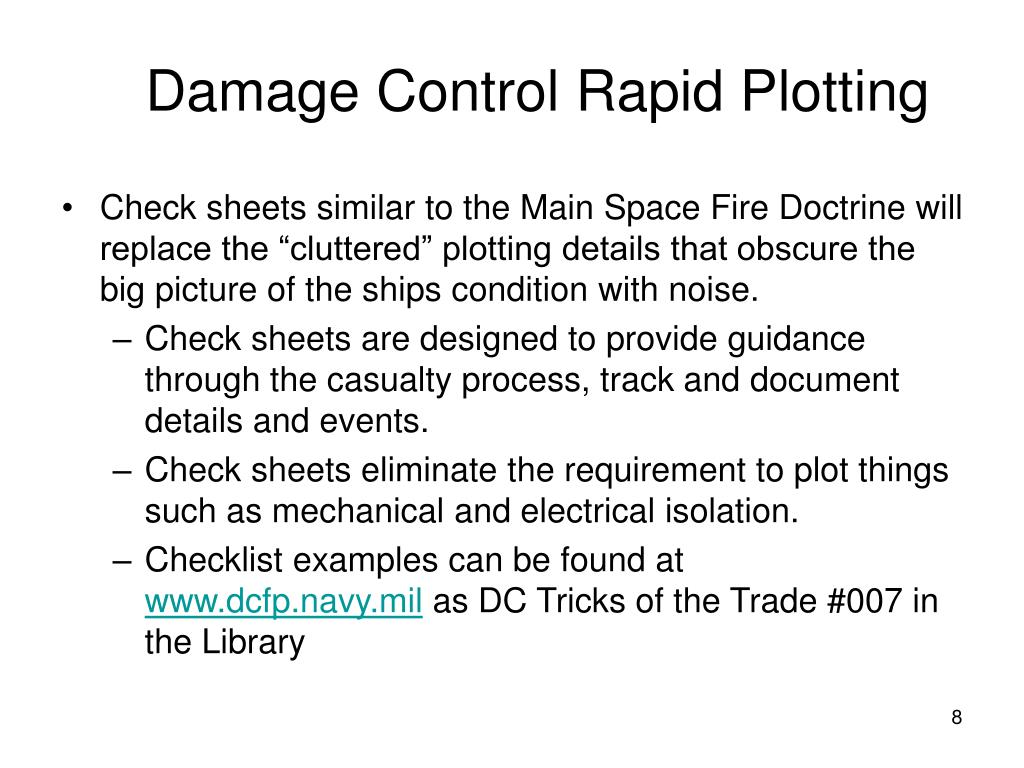 PPT Damage Control Rapid Plotting PowerPoint