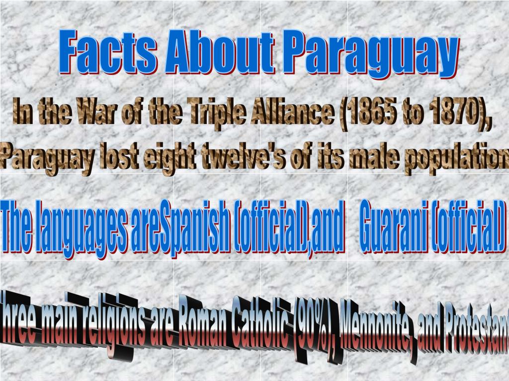 PPT Paraguay! PowerPoint Presentation, free download ID1447473