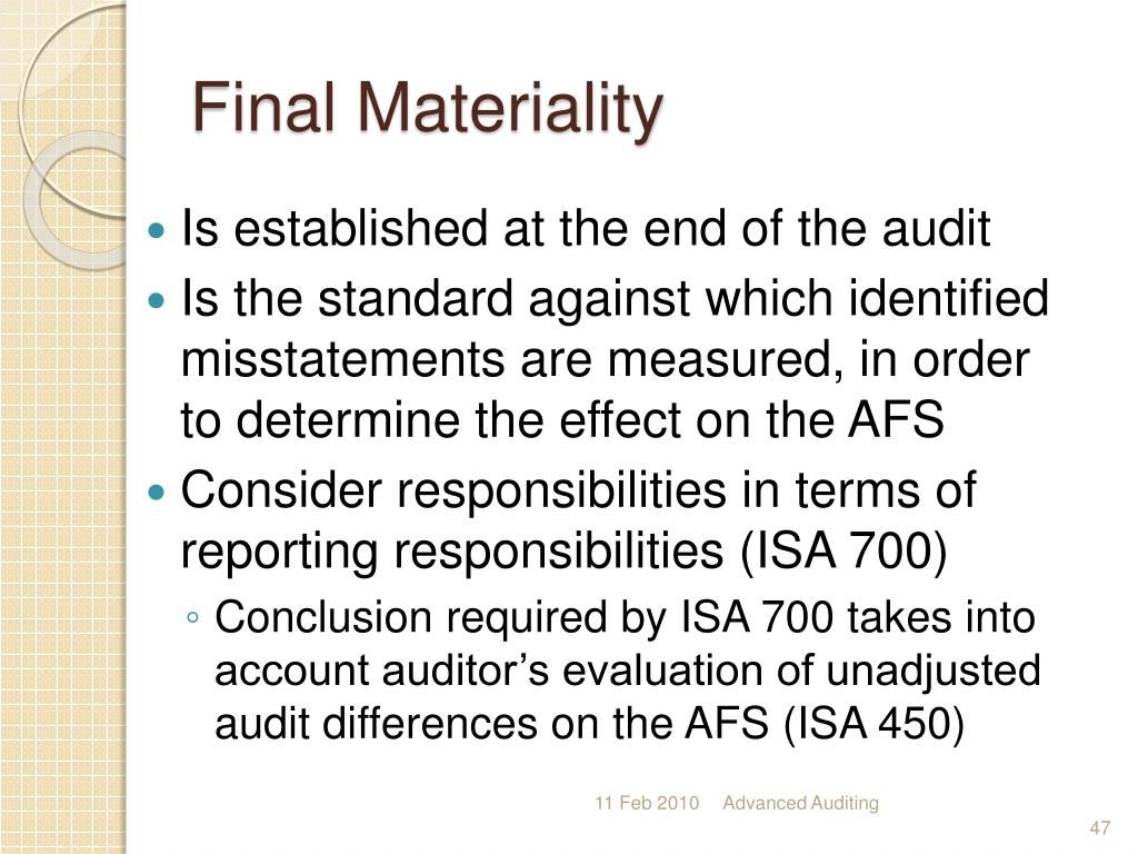 PPT Advanced Auditing PowerPoint Presentation, free download ID1449392