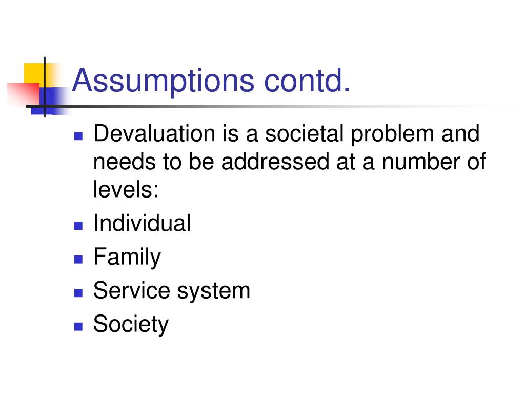 PPT A tentative definition of Social Devaluation PowerPoint