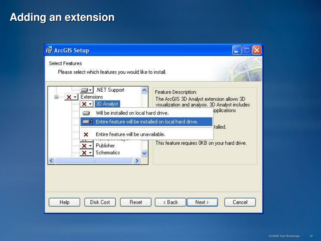 PPT Installing and Administering ArcGIS Desktop PowerPoint