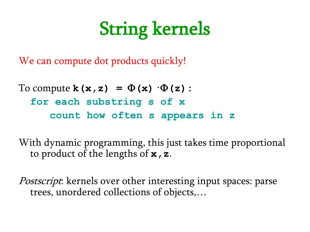 PPT Lecture 14 Kernels PowerPoint Presentation, free download ID