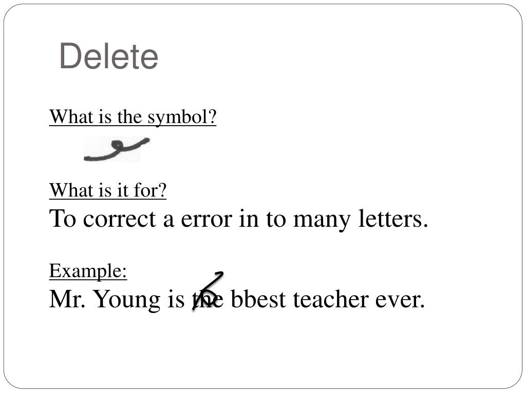 PPT - Proofreading Marks PowerPoint Presentation, free download - ID