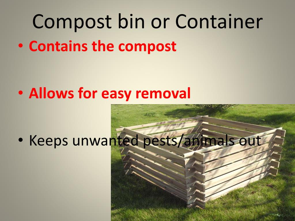 PPT Monthly Maintenance How to maintain a Compost Pile PowerPoint