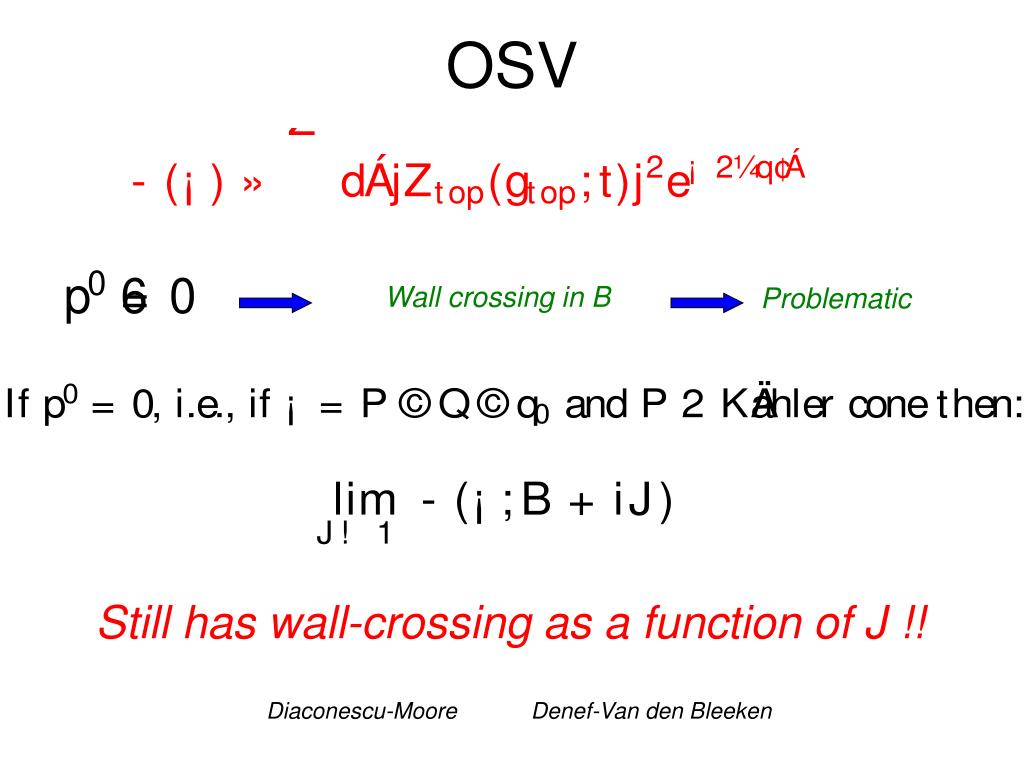 PPT Wall Crossing and an Entropy Enigma PowerPoint Presentation, free