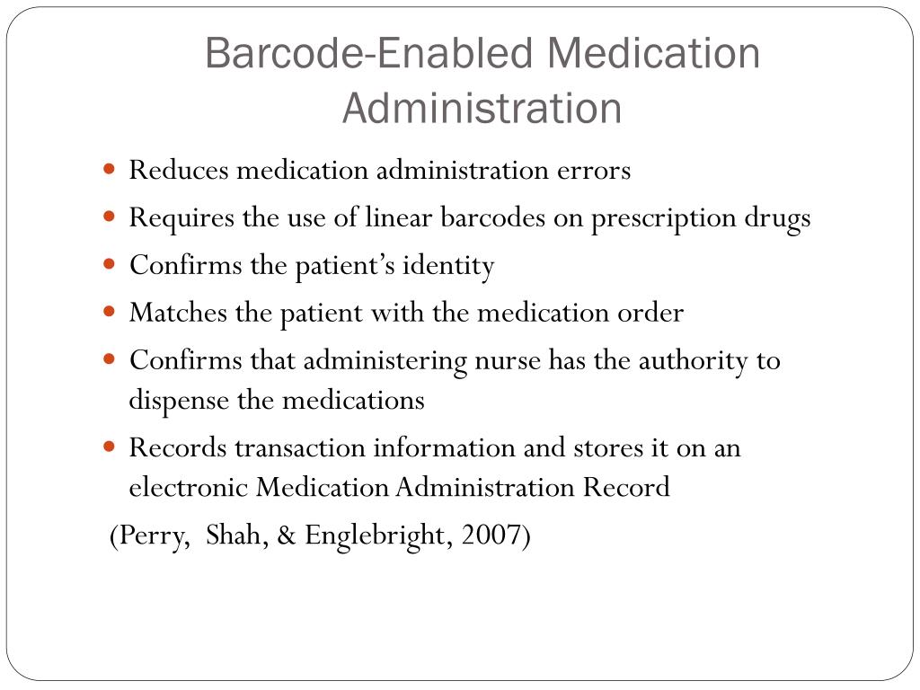 PPT BarcodeEnabled Medication Administration (BEMA) PowerPoint
