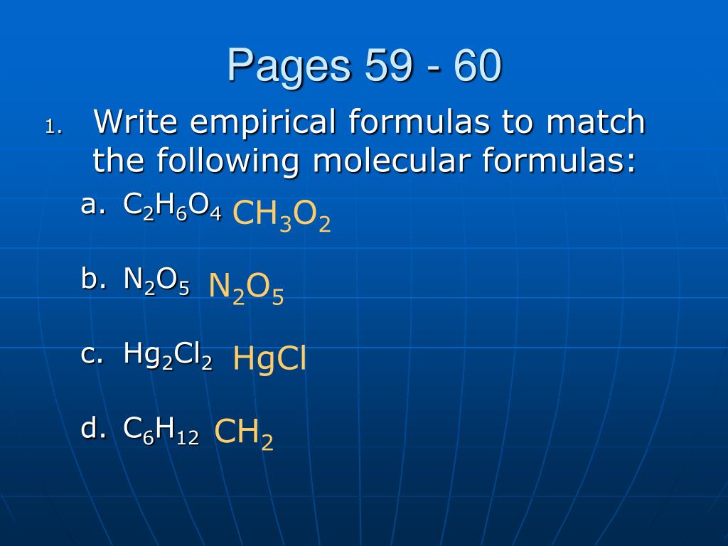 PPT Chemical Formulas and Chemical Compounds PowerPoint Presentation