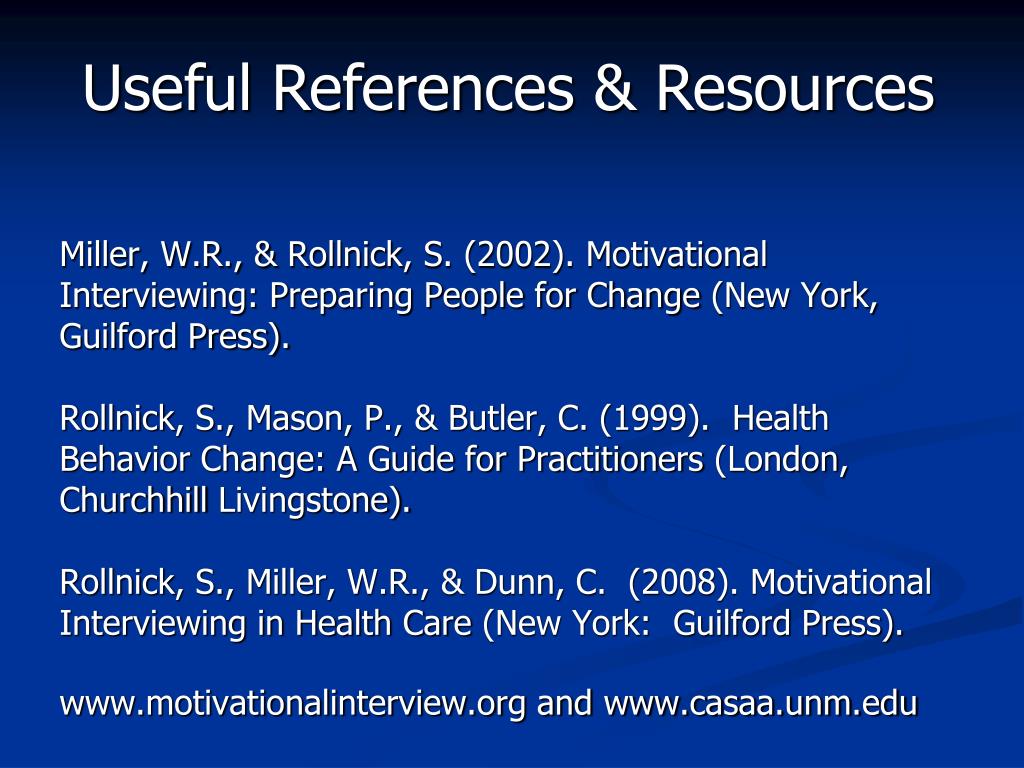 PPT Motivational Interviewing for Weight Loss & Exercise PowerPoint