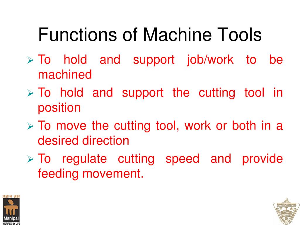 PPT MACHINE TOOLS PowerPoint Presentation, free download ID1463233