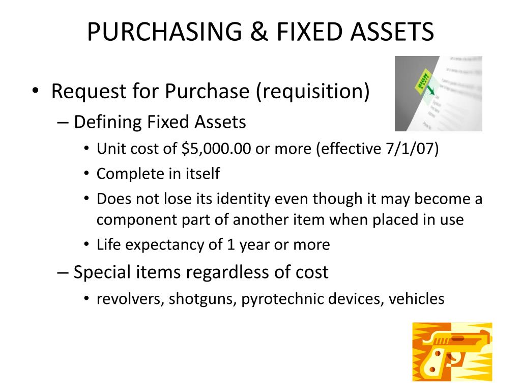 PPT GETTING TO KNOW YOUR FIXED ASSETS/EQUIPMENT INVENTORY PowerPoint Presentation ID1463622