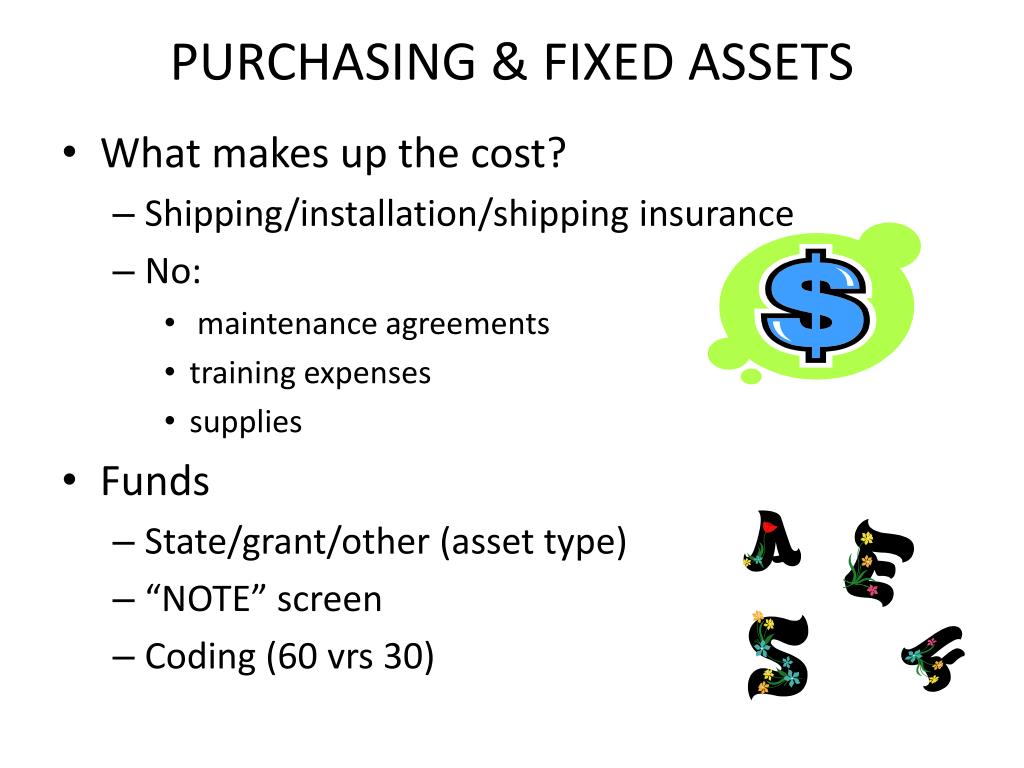 PPT GETTING TO KNOW YOUR FIXED ASSETS/EQUIPMENT INVENTORY PowerPoint Presentation ID1463622