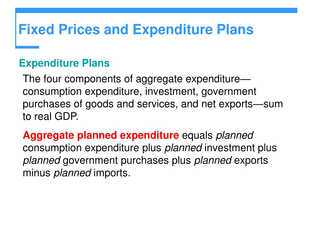PPT EXPENDITURE MULTIPLIERS THE KEYNESIAN MODEL PowerPoint