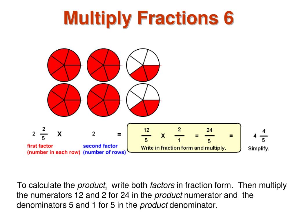 PPT HOW TO MULTIPLY FRACTIONS PowerPoint Presentation, free download