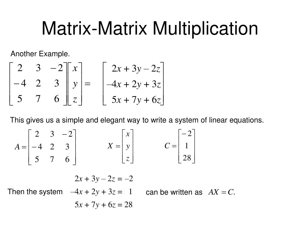 PPT MatrixMatrix Multiplication PowerPoint Presentation, free