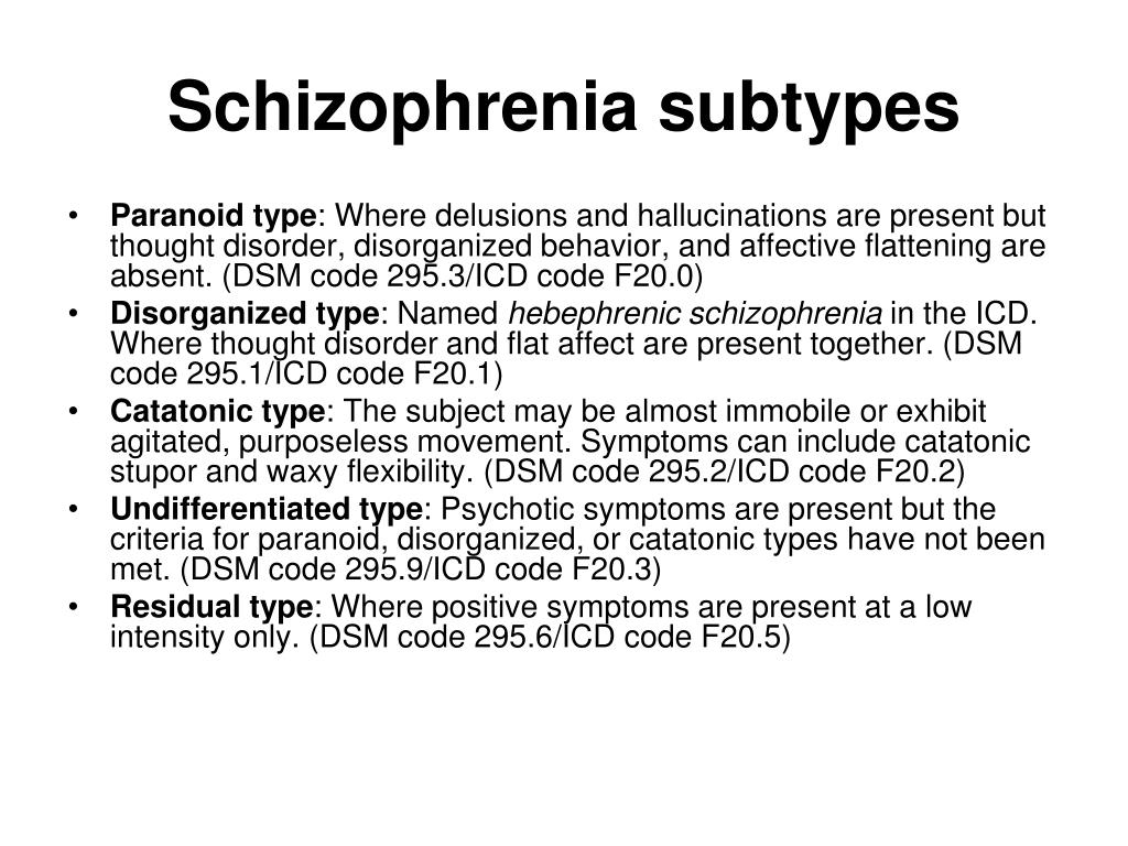PPT Schizophrenia PowerPoint Presentation, free download ID1465792