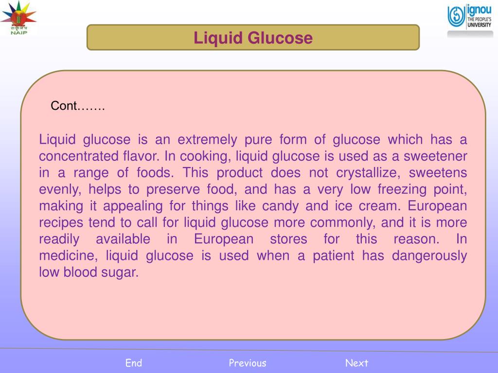 PPT Starch and Liquid glucose from potato PowerPoint Presentation