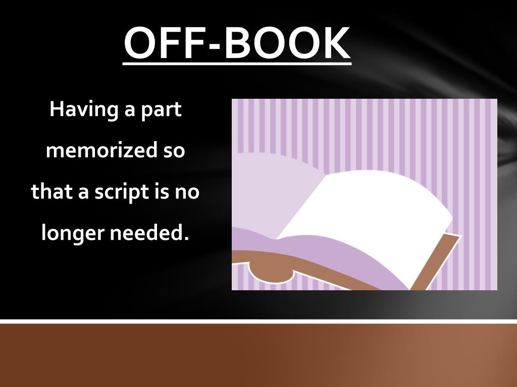 PPT BASIC THEATRE TERMINOLOGY PowerPoint Presentation, free download