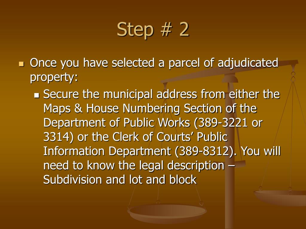 PPT The Adjudicated Property Process PowerPoint Presentation, free