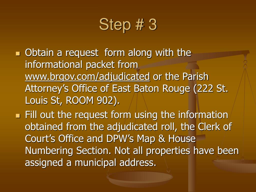 PPT The Adjudicated Property Process PowerPoint Presentation, free