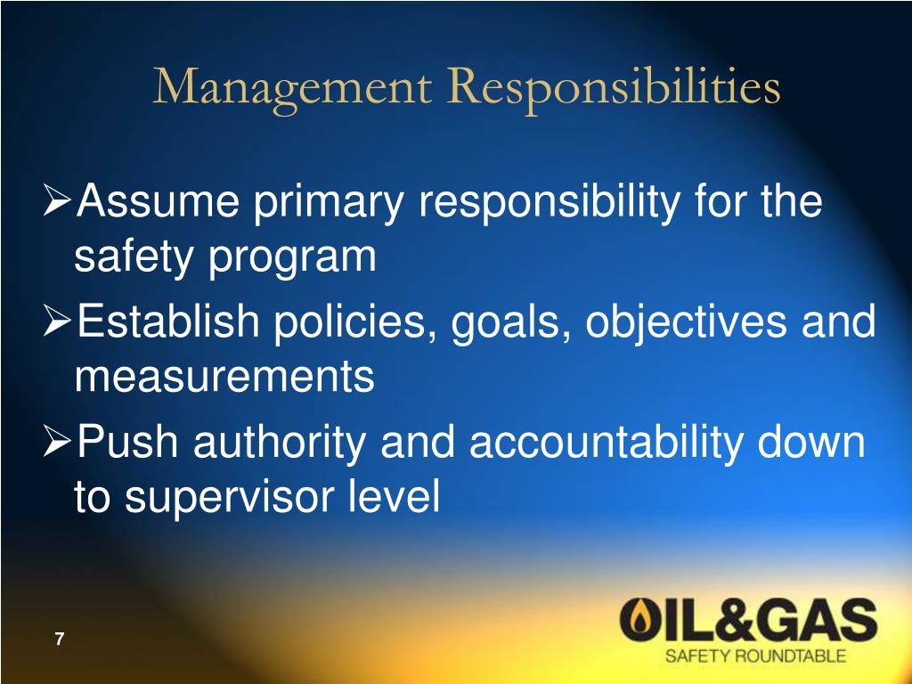 PPT Safety Training for Managers & Supervisors PowerPoint