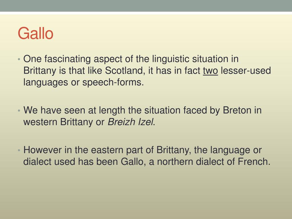 PPT The Breton Language PowerPoint Presentation, free download ID