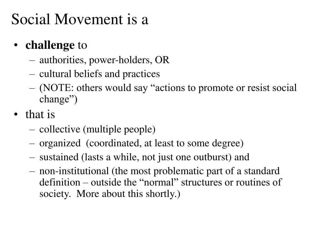 PPT Social Movements PowerPoint Presentation, free download ID147008