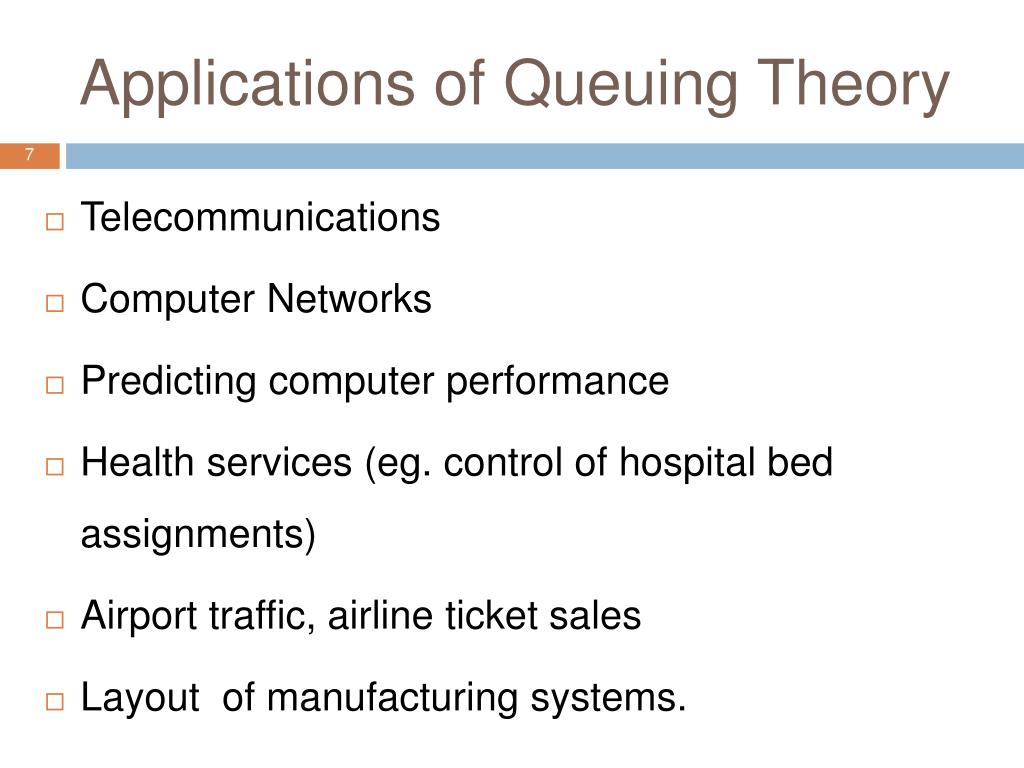 PPT CS433 Modeling and Simulation Lecture 12 Queueing Theory