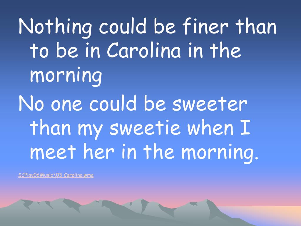 PPT South Carolina Songs PowerPoint Presentation, free download ID