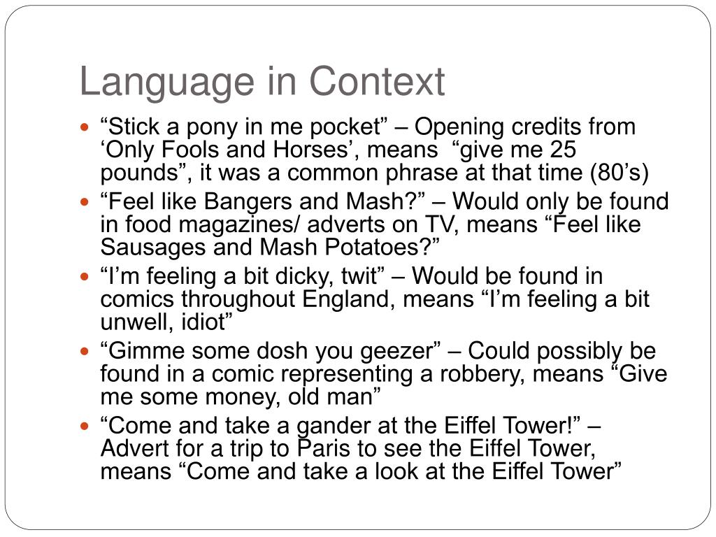 PPT British Slang PowerPoint Presentation, free download ID1477524