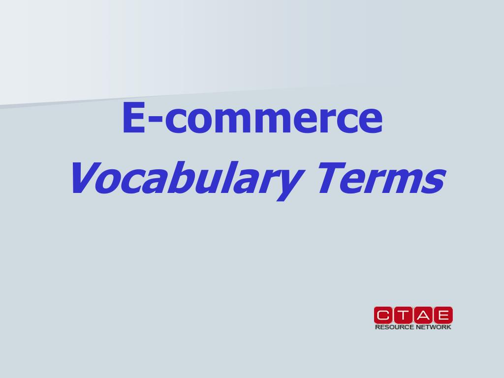 PPT Vocabulary Terms PowerPoint Presentation, free